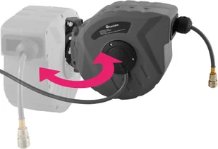 tectake Wąż do sprężonego powietrza z bębnem - 10 m 403429 - Akcesoria pneumatyczne - miniaturka - grafika 4