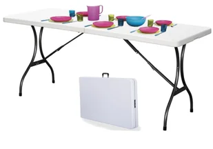 GoodHome Stół cateringowy bankietowy ogrodowy składany 240 Goodhome ZK-240 - Stoły ogrodowe - miniaturka - grafika 2