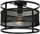 Lampy sufitowe - Luminex Plafon Rim black 1 1120 - miniaturka - grafika 1