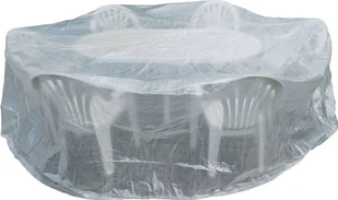 Happy People pokrowiec ochronny na okrągłe siedzisko grup, Tranparent, 79274 79274 - Poduszki ogrodowe - miniaturka - grafika 2