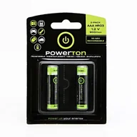 Baterie i akcesoria - powerton Baterie Ni-MH, AAA akumulatorki, 1.2V, 900 mAh, Powerton, blistr, 2-pack, cena za 1 sztukę AB012WPC3AB2 - miniaturka - grafika 1
