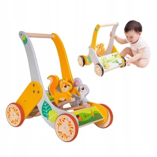 ClassicWorld Drewniany pchacz leśne zwierzęta CL5006 - Pchacze - miniaturka - grafika 2