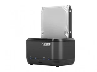 Natec Stacja dokująca HDD/SSD Kangaroo Dual SATA 2.5" + 3.5" USB 3.0 + zasilacz NSD-0955 - Kable komputerowe i do monitorów - miniaturka - grafika 6