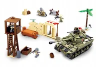 Klocki - Sluban Klocki Czołg Sherman M4 Wojsko 790el. - miniaturka - grafika 1