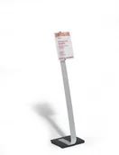 Inne meble biurowe - Durable 481823 CRYSTAL SIGN stand A4 tablica informacyjna A4 srebrny szt. 481823 - miniaturka - grafika 1