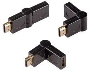 Akyga Adapter Akyga AK-AD-40 HDMI /M - HDMI /F kątowy 180 stopni AK-AD-40 - Złącza, przejściówki, adaptery - miniaturka - grafika 2