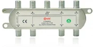 Rozgałęźniki i multiswitche do TV-SAT - Corab Rozgałęźnik sygnału splitter 5-2400Mhz 8 wyjść power pass CORAB - miniaturka - grafika 1