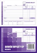 Druki akcydensowe - Emeko Tomecki I Płaczek S.k.a Druk Dowód Wpłaty KP A6 niebieski - miniaturka - grafika 1