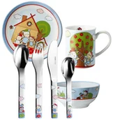 Zestawy naczyń dla dzieci - PureSigns Zestaw naczyń i sztućców dla dzieci Ferme 2010700 - miniaturka - grafika 1