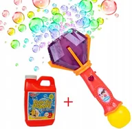 Bańki mydlane - Diament Różdżka Duży Automat Baniek Mydlanych Płyn - miniaturka - grafika 1