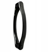 Klamki - Uchwyt klamka do kabiny prysznicowej Czarna 14cm - miniaturka - grafika 1