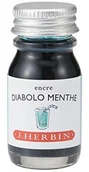 Akcesoria kreślarskie - J. Herbin J. herbin tusz do drukarki do piórem odświeżaczem 10 ml. pfefferminzgruen hb11533 - miniaturka - grafika 1
