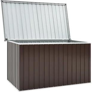vidaXL Skrzynia ogrodowa do przechowywania, brązowa, 171x99x93 cm vidaXL - Skrzynie ogrodowe - miniaturka - grafika 6