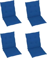 Poduszki ogrodowe - vidaXL Poduszki na krzesła ogrodowe, 4 szt., kobaltowe, 100x50x4 cm - miniaturka - grafika 1