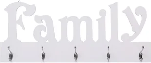 vidaXL Wieszak ścienny na płaszcze FAMILY, 74 x 29,5 cm - Wieszaki i stojaki - miniaturka - grafika 2