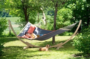 Amazonas Hamak z drążkiem American Dream, szary - Hamaki - miniaturka - grafika 17
