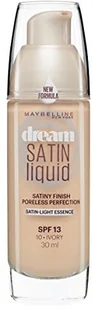 Maybelline Dream Satin Liquid SPF13 podkład 30 ml dla kobiet 10 Ivory - Podkłady do twarzy - miniaturka - grafika 2