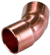 Rury - IBP Łuk Miedziany Fi 18 Dwukielichowy 45 - miniaturka - grafika 1