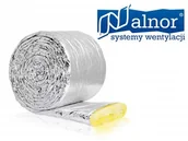 Rury i kanały wentylacyjne - Alnor Rękaw elastyczny z wełną 25mm do izolacji kanałów SPIRO 315mm (10mb) SLVD-25-315-1000 - miniaturka - grafika 1