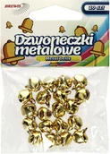 Pasmanteria - BREWIS Dzwoneczki metalowe 1.2cm złote (20) Brewis - miniaturka - grafika 1