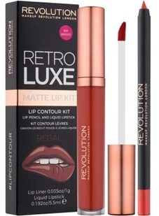 REVOLUTION Retro Luxe Kits Matte Regal MAKE UP REVOLUTION - Pozostałe kosmetyki - miniaturka - grafika 4