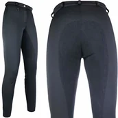 Bryczesy - HKM SPORTS EQUIPMENT damskie spodnie zimowe softshell, spodnie zimowe 9100, czarny, 158 2663-9100-0481 - miniaturka - grafika 1