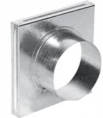 Kratki wentylacyjne - Kratki.pl Przyłącze do kratki 17/17 17x17 fi 150 kominek - miniaturka - grafika 1