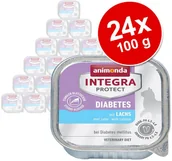 Mokra karma dla kotów - Animonda Integra 10 + 2 gratis! Integra 12 x 100 g Diabetes z drobiem - miniaturka - grafika 1