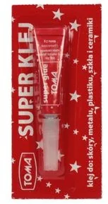 Toma Klej uniwersalny SUPER cyjanoakrylanowy, tubka 2g, przezroczysty 465 [opakowanie=12] AA275REY - Przybory szkolne - miniaturka - grafika 4