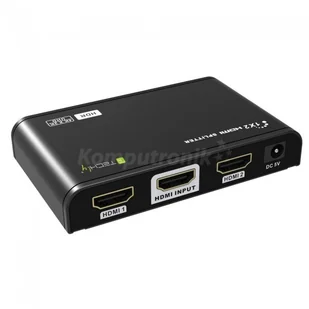 Techly 104837 Rozdzielacz Splitter HDMI 2.0 1x2 4K 60Hz HDR EDID | 104837 - Pozostałe akcesoria sieciowe Techly 104837 Rozdzielacz Splitter HDMI 2.0 1x2 4K 60Hz HDR EDID | 104837 - Pozostałe akcesoria sieciowe - miniaturka - grafika 1