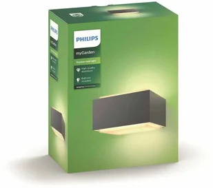 Philips Signify myGarden Kinkiet Hedgehog, 1 x 42 W, antracytowy, 1733793PN 1733793PN - Lampy ogrodowe - miniaturka - grafika 6
