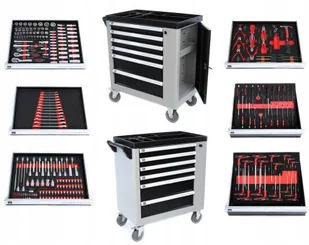 048 04869976 Wózek szafka serwisowa z narzędziami 6 szuflad 69976-uniw - Podnośniki - miniaturka - grafika 3