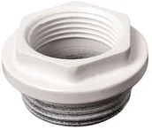 Akcesoria grzewcze - Korek Grzejnikowy redukcyjny lewy 1 x 3/4'' biały - miniaturka - grafika 1