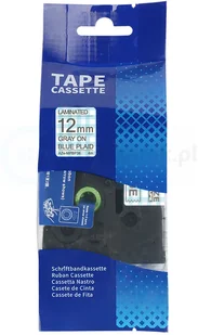 Brother strefadrukarek.pl Taśma TZe-MPBP36 12mm x 4m ozdobna niebieska krata szary nadruk - zamiennik| OSZCZĘDZAJ DO 80% - ZADZWOŃ! 730811399 PROMOCJA! TZE-MPBP36 - Taśmy do drukarek barwiące - miniaturka - grafika 2