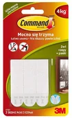 Artykuły biurowe - 3M COMMAND Rzepy Command$38 (17201 PL), do wieszania obrazów, duże, 3 białe 3M-XA0 - miniaturka - grafika 1