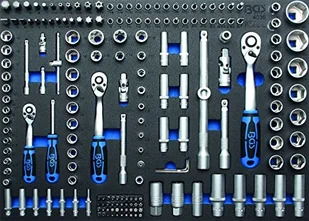 BGS 3/3 Wózki warsztatowe wkładka: Komplet kluczy nasadowych, 192-częściowy Pro Torque - Klucze i nasadki BGS 3/3 Wózki warsztatowe wkładka: Komplet kluczy nasadowych, 192-częściowy Pro Torque - Klucze i nasadki - miniaturka - grafika 1