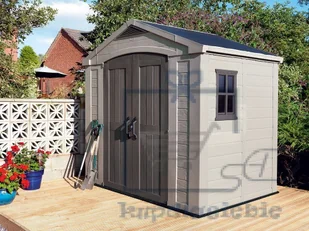 Keter Domek narzędziowy Factor, kremowy, 256,5x182x243 cm - Altany ogrodowe - miniaturka - grafika 38