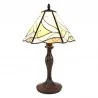 Lampy stojące - Clayre & Eef Lampka Stołowa Tiffany D Clayre & Eef - miniaturka - grafika 1