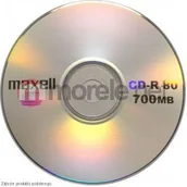 Nośniki danych - Maxell płyta cd-r 700MB 52x Szpula 100 624037.02.CN - miniaturka - grafika 1