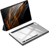 Etui do tabletów - Samsung Dux Ducis Dux Ducis Toby pancerne etui z klapką Smart Case do Galaxy Tab S8 Ultra z uchwytem na rysik czarny - miniaturka - grafika 1