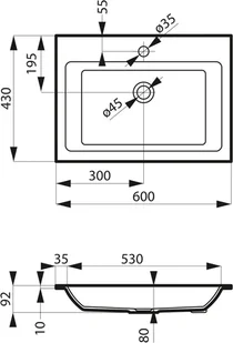 Massi Zestaw umywalka 3w1 SINGUR sky black MSZ-7-A - Umywalki - miniaturka - grafika 5