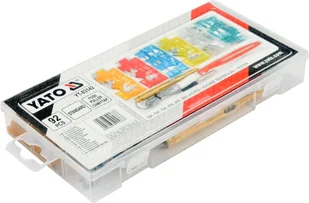 Grene Yato ZESTAW BEZPIECZNIKÓW STANDARD ZAWIERA PRÓBNIK 92 SZTUKI YT-83142 - Bezpieczniki elektryczne - miniaturka - grafika 2