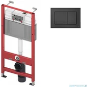 Stelaże i zestawy podtynkowe do WC - Tece stelaż podtynkowy TECEbase 112cm + przycisk czarny 9.400.407/9.240.407 | - miniaturka - grafika 1