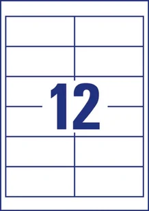 Avery Zweckform zweckform Etykiety uniwersalne ogólnego zastosowania 97 x 42,3mm białe do drukarki 360 sztuk (4781) - Etykiety do drukarek - miniaturka - grafika 3