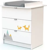 Przewijaki - AT4 komoda z przewijakiem WEBABY szary lis - miniaturka - grafika 1