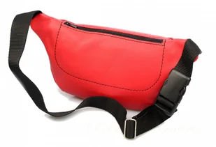 Wild Saszetka Na Pas Biodrówka Nerka De Lux PRISON TATTOO (PL) Skóra Naturalna Licowa Duża Metalowy Suwak - Nerki - miniaturka - grafika 5