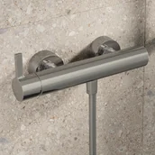 Baterie wannowe i prysznicowe - Ideal Standard Joy Bateria prysznicowa ścienna nikiel szczotkowany BC785GN - miniaturka - grafika 1