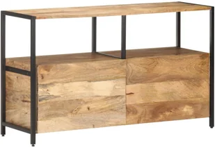 vidaXL Szafka, 110x35x65 cm, lite drewno mango 320918 - Szafki do salonu - miniaturka - grafika 18