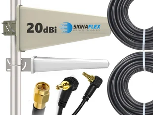 Huawei Mocna Antena Dual Tajfun 3G 4G Lte 40dBi B618 B529 - Anteny Wi Fi - miniaturka - grafika 2