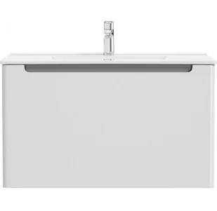 Oltens Jog umywalka z szafką 80 cm biała 68001000 68001000 - Umywalki - miniaturka - grafika 2